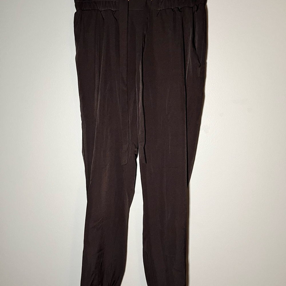 black slim fit joggers